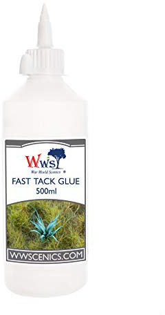 War World Scenics General Purpose Fast Tack Glue 500ml for Model Railway Diorama Wargame Terrain