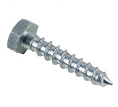 D-Work - Tirefond bois tête hexagonale 14 x 180 mm Zingué - Boite de 25 pcs - DIAMWOOD TIR1418002B