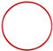 Grevinga® Gymnastikreifen aus Kunststoff (Rot, 80cm)