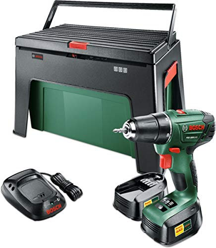 Bosch Home and Garden Akku-Bohrschrauber 18V 1.5Ah Li-Ion inkl. 2. Akku, inkl. Workbox