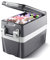 TREM Frigo-Congelatore Portatile 40LT Grigio con Porta in Alto Libera Installazione