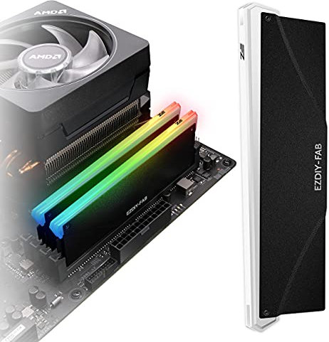 EZDIY-FAB 5V ARGB Memory RAM Cooler Dissipatore di Calore DDR -1 Pack-PI061