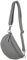 AmbraModa GLX10 - Damen Herren unisex kleine Hüfttasche Gürteltasche Bauchtasche Umhängetasche aus Echtleder (Grau)