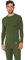 DANISH ENDURANCE Merino Langarm Shirt Herren, Thermounterwäsche Herren, Funktionsshirt, Grün, L