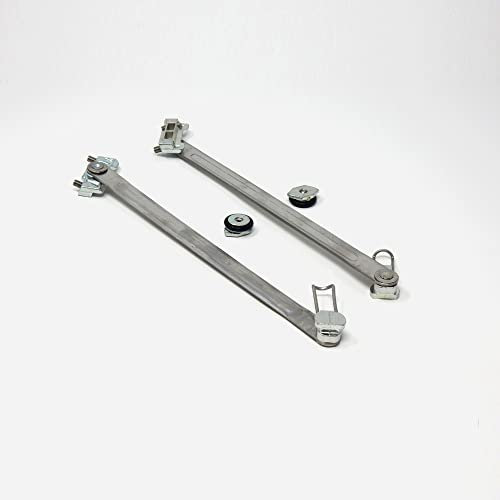 COPPIA DI BRACCI VASISTAS MASTER SIMPLE PLUS INOX PER APERTURA FINESTRE RIBALTA