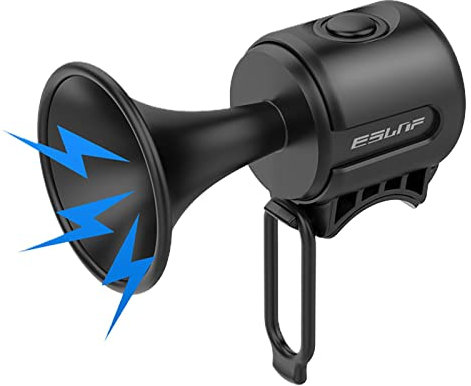 Bexdug Fahrradhupe Fahrradzubehör,Batteriebetriebenes 120 dB lautes Reithorn | wasserdichte Reitklingel Einfache Installation, Fahrradzubehör für Rennräder/Mountainbikes, Roller