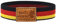 BDM Deutschland-Armband, elastischer Deutschland-Flaggen-Armreif für Männer und Frauen, deutsches Lederarmband mit Stempel