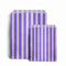 ezkart | 5x7 | Pack of 100 Assorted colored striped paper bags Ideal for multiple occasions. Quality paper sweet bags (5x7-100 Bags)