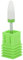 Brocas de taladro para uñas manicura de cerámica, puntas de fresa para uñas en forma de maíz, con base de visualización, Nail Drill Bit para manicura, pedicura (caja verde de grano grueso C)