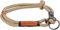 TRIXIE Zug-Stopp Hundehalsband BE Nordic S Sand/schwarz – bequemes Hundehalsband für kleine Hunde mit Zugbegrenzung - robust & elegant – 17314