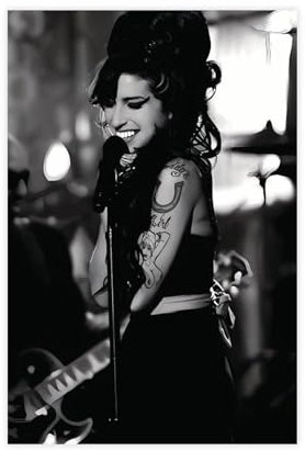 OWNPET Sängerin Amy Winehouse 2 Leinwand-Poster, Wandkunst, Dekor, Bild, Gemälde für Wohnzimmer, Schlafzimmer, Dekoration, ungerahmt, 30 x 45 cm