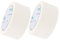 STOBOK 2 Rollen Weißes Paketband Kartonverschlussband Packband Aus Papier Pappband Urlaubsversandzubehör Versandband Weißes Klebeband Dichtungsband Klebestreifen Bilderrahmen Kraftpapier