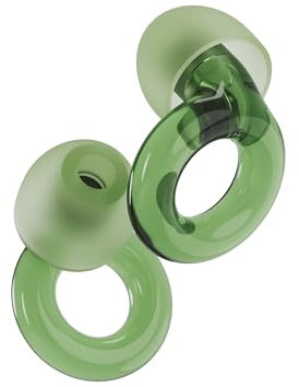 Loop Engage Earplugs for Conversation – Low-Level Noise Reduction with Clear Speech – Social Gatherings, Noise Sensitivity & Parenting – 8 Ear Tips in XS/S/M/L - SNR 16 dB Coverage - Green