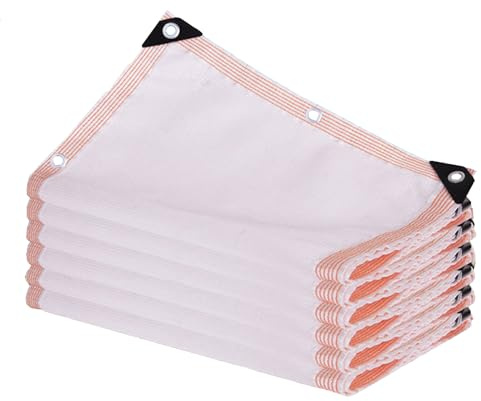 YiHYSj Malla De Sombreo con Ojales Tela de Sombra Malla Sombreadora Jardin PañO De Sombra Bloqueador Solar Protección UV para Exterior Patio Plantas Flores Balcón (2x3m,Blanco)