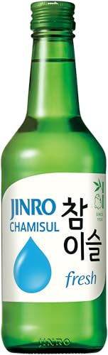JINRO Soju, Chamisul Fresh, Traditionell koreanisches alkoholisches Getränk, 16,5% vol., 1 x 350 ml