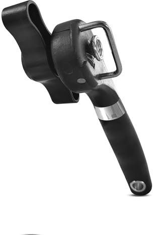 PRIMES Can Opener Handheld Heavy Duty Stainless Steel with Multifunctional Bottle Opener, Arthritis Hands, Smooth Edge with Sharp Blade Tin Opener Kitchen Gadgets, Comfortable Handle for Safety & Ease