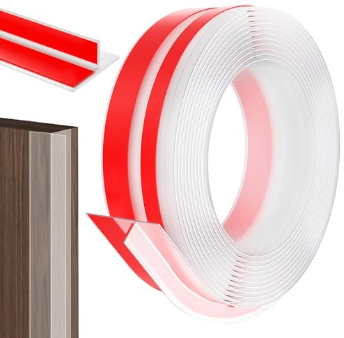 1.37 x 40 FT Silicone Weather Stripping Door Seal,Seal Strip for Door & Windows Gaps, 2024 Upgraded Both-Sided Strong Adhesive Design,Door Seal Strip for Side of Door,Sliding Door, Transparent