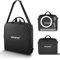 Neewer 12 Ring Light Carrying Bag for RH12B RH12C RH10B RH8B, 19.7x16.5/50x42cm Portable Protective Nylon Travel Case with Separate Section for Folded Light Stand Tripod Up to 19.7/50cm, RU-011