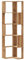 vidaXL Eckregal, Bücherregal Regal 5 Böden, Standregal Bücherschrank für Wohnzimmer, Aktenregal Büroregal Wandregal, Artisan-Eiche Holzwerkstoff