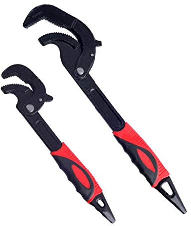 Juego de llaves universales autoapretables con placa abierta, alicates de tubo de mano con capacidad multifunción