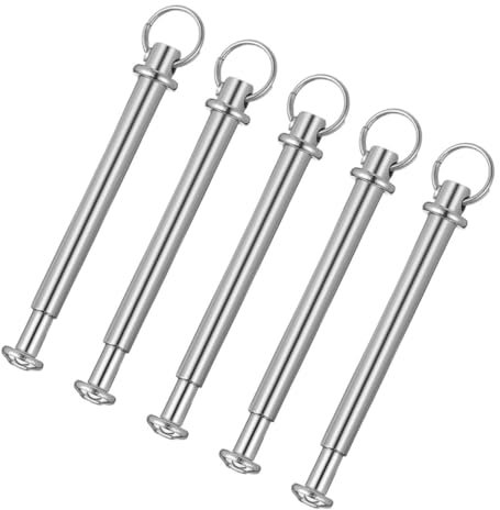 HOMOCONO 5 Sets Hand Fan Repair Kit Adjustable Folding Fan Shaft Rivets and Nuts Metal Fasteners for Bamboo Professional Replacement Accessories