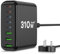 310W 8 Ports USB C Fast Charger Block, Upgraded GaN IV 8-Port Charging Station Hub, 310W USB C Charging Station Hub Compatible with MacBook Pro/Air, iPad Pro/Air, iPhone, Android etc