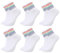 Utensilsto 6 Paare Socken Damen Schwule Stolz Regenbogen Socken LGBTQ 37-41 Bunte Flagge Pride Sportsocken Baumwollesocken Damen Tennissocken mit Streifen Regenbogen Geschenke