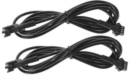 MUCKLILY 2pcs Car Undercar Light Extension Cord Led Strip Light Extension Cable for Car Cigarette Lighter Use