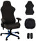 KAIYAYA Housse Chaise Gaming avec Housses de Coussin et d'Accoudoir, Housses de Chaise de Jeu Extensibles, Noir Housses de Chaise de Gaming Amovible, Lavable et Antidérapante pour Chaise De Gaming