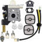 Wivplex RB-K75 A021000721 ​​Carburatore con kit di messa a punto del filtro dell'aria, for Echo, SRM-210 SRM-211 SRM-211i SRM-211UGT200 GT201i Decespugliatore Kit filtro aria per motosega