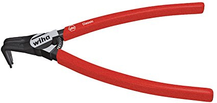 Wiha Sicherungsringzange Classic für Aussenringe (Wellen) mit abgewinkelter Form (26795) A 11, 140 mm