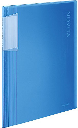 Kokuyo Clear File Noviita A4 Size 40pocket - Blue