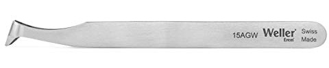 Weller Erem 15AGW Schneidepinzette Kohlenstoffstahl schmal mit Ergonomisch geformte Griffe für überragenden Komfort und ermüdungsfreie Handhabung, 115 mm
