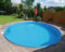 Trendpool Bacinella Tonda Ibiza 350 X 120 CM Spessore Pellicola 0,6 MM Acciaio Piscina