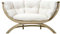 AMAZONAS Lounge Sofa Siena Due Natura aus FSC Fichtenholz ca. 170 x 95 x 65 cm bis 250 kg in Weiß