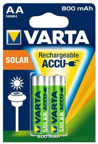 Gopacks Akku Mignon AA 56736 NI-MH 800mAh SOLAR Leuchten Lampen Accu Batterie HR6 Mignon Aku