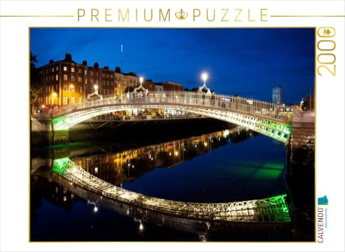Puzzle · Ha´Penny Bridge, Dublin | Ha´penny Bridge, Dublin, Republik Irland · 2000 Teile · Lege-Größe 90 × 67 cm · CALVENDO Puzzle
