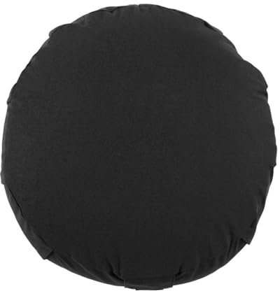 GORILLA SPORTS® Yogakissen Rund – Ø 30 cm x 18 cm – Meditationskissen mit Dinkelfüllung & Waschbarem Baumwollbezug – Yoga Sitzkissen mit Griff – In 10 Farben – Yoga Zubehör für Zuhause & Studio