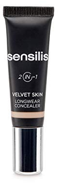 Sensilis Velvet Skin - Concealer und Füller, hohe Deckkraft, lange Haltbarkeit, verwischt Falten und reduziert Unreinheiten, mit Hyaluronsäure, Farbton 01 Light