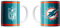 Great Branding Miami Dolphins NFL Classic Mug (330 ml) Kickoff Tasse - STK