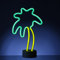 MARELIDA LED Neon Figur Palme LED NEON Schild Palme Neonlicht Dekolampe Neon Leuchtfigur Party Feier Batterie USB 30cm(Palme)