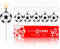 5 Stück Fußball Kuchenkerzen Fußball Förmige Kuchen Dekoration Geburtstagskerzen für Kuchen Cupcake Toppers Muffin Tortendeko für Geburtstag Party Deko, Weiß und Schwarz (Fußball)
