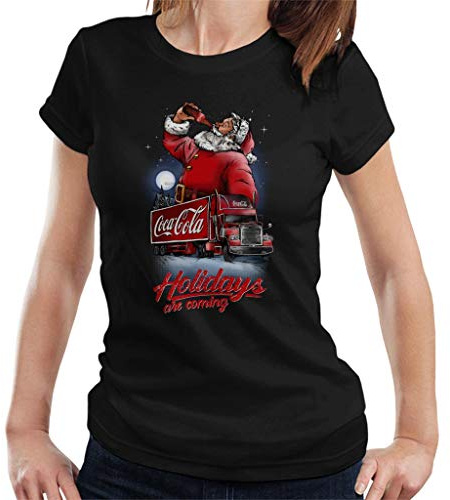 All+Every Coca Cola Holidays are Coming Polar Bear Cheers Women's T-Shirt
