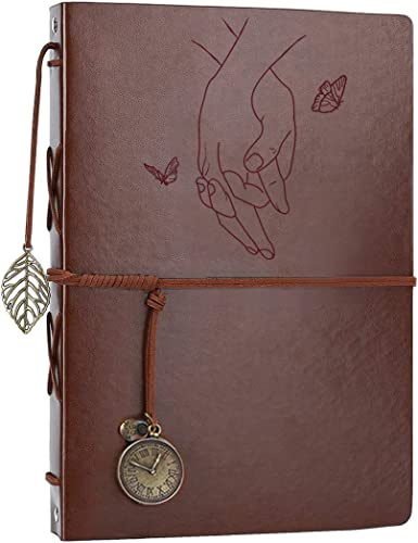 Photo Album 4x6 160 Photos, Leather Photo Albums with Writing Space With 30 Writing Paper, Travel Family Wedding Kids Graduation Ultrasound Baby Picture Album Scrapbook Photo Album