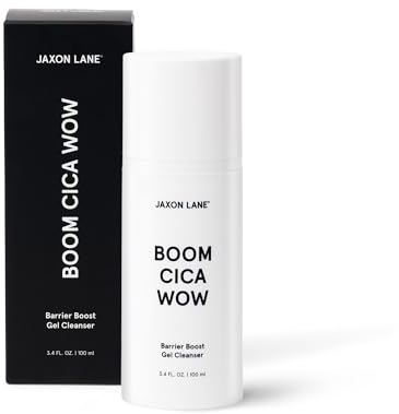 JAXON LANE Boom Cica Wow Centella Face Wash for Men, 1 Pack | Korean Gel Cleanser with Ceramides, Green Tea & Hyaluronic Acid, Remove Daily Buildup for All Skin Types