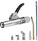 7 Piece Set Grease Gun Coupler, 12,000 PSI Working Pressure Quick Release Grease Coupler with Hose Easy to Lock Handle Grease Gun Compatible with NPT Grease Gun Accessories 1/8 All Grease Guns