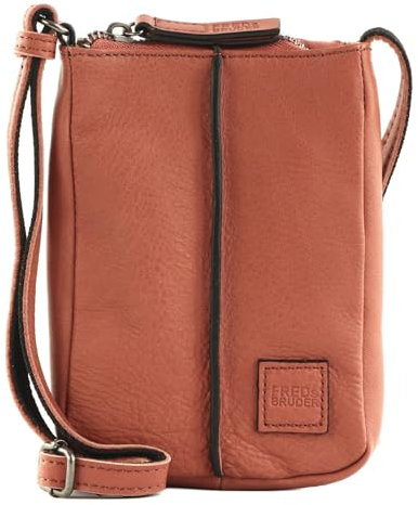 FREDsBRUDER Leder Handytasche Airy Cellphone Bag Muddy Rose terracotta