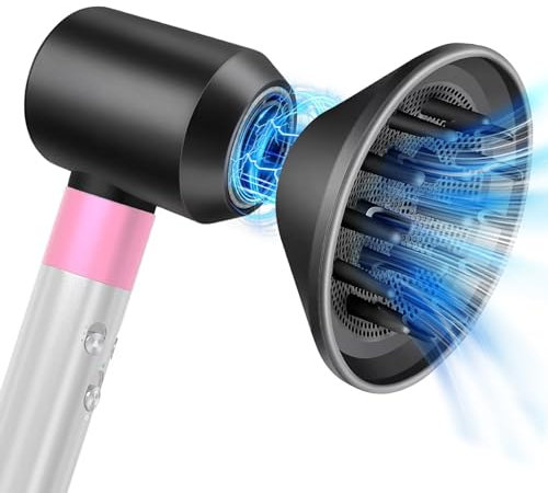 Upgraded Diffuser and Adapter Set for Dyson Airwrap Styler Hair Dryer Accessory Replacement Parts