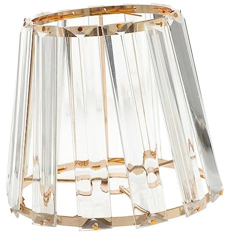 Angoily Abat-jour Verre Transparent Élégant Et Moderne Pour Lampes De Table Design Décoratif Pour Embellir Votre Intérieur