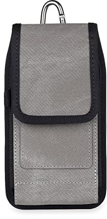 Vertical Mobile Phone Holster Belt Clip Card Holder Wallet Case Pouch for iPhone 16 Pro 15 14 13 XR iPhone 11 Pro Max XS Max Samsung Galaxy S24+ S23+ S22+ 23 FE S20 FE A54 Google Pixel 6